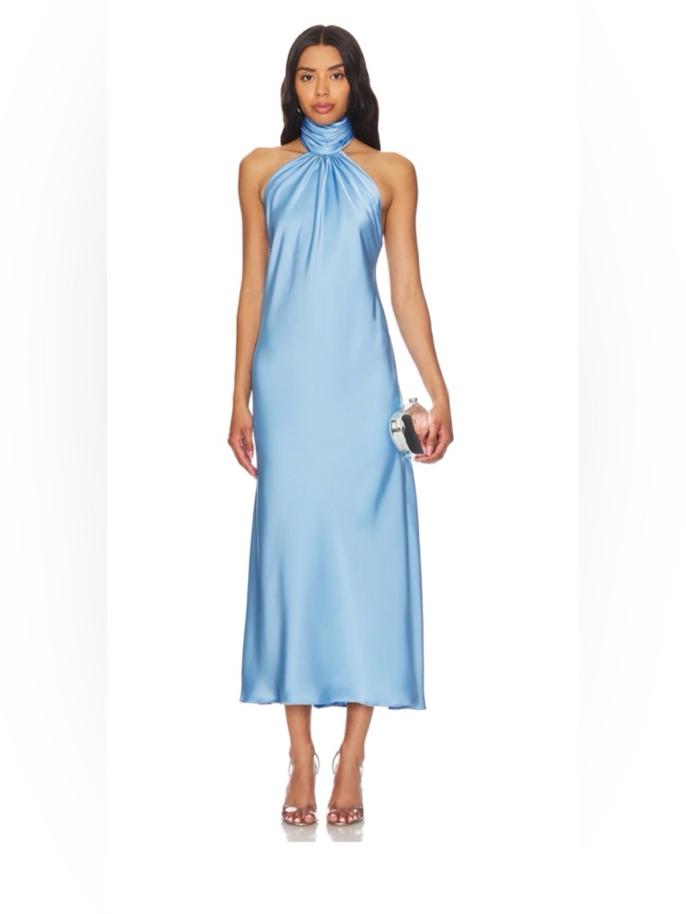 Katie May Marley drees in french blue